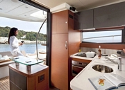 Prestige 500 Motor Yacht Charter - Amaris - Galley Area
